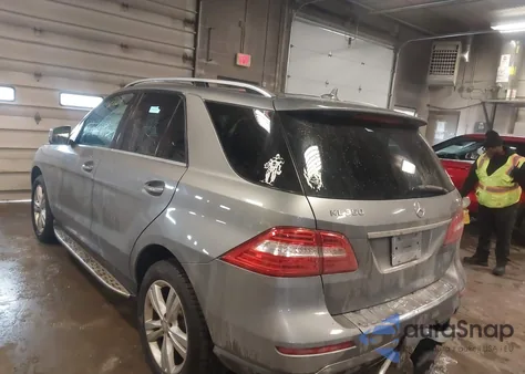 2014 Mercedes-Benz Ml 350 4Matic из США, поврежденный, VIN 4JGDA5HB7EA346593